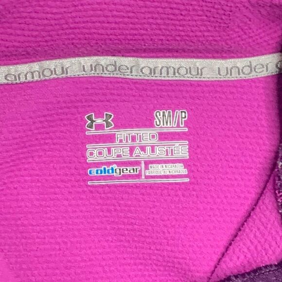 Under Armor Women's Purple Longs Sleeve Lightweight Athletic Jacket SZ SP - Picture 4 of 5